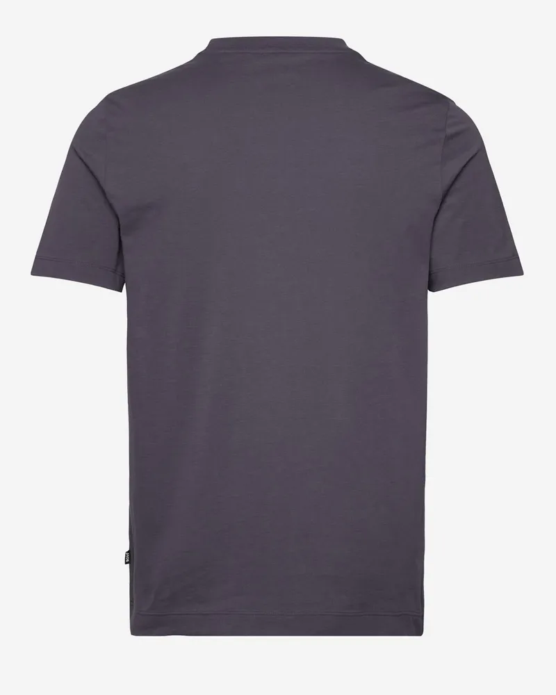 HUGO BOSS Men's Cotton T-Shirt Purple T-Shirts And Polos Purple