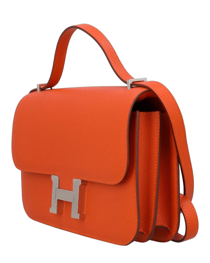 Hermès Constance Elan 25 Shoulder Bag — Orange Orange