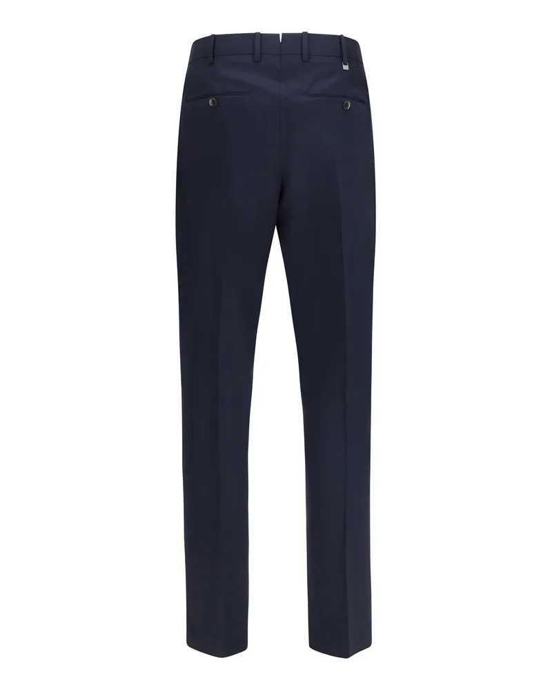 PT TORINO Men's Union Superlight Wool Pants Blu Merino Ovis Aries Trousers Navy
