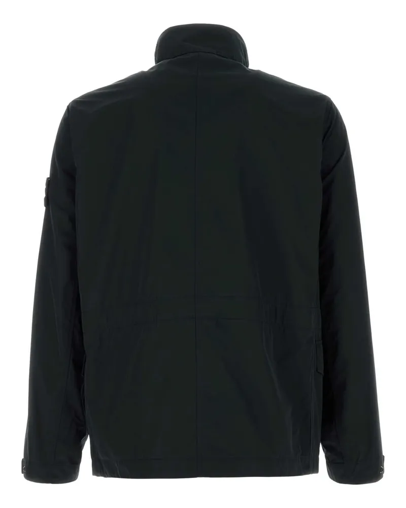 Stone Island Men's Black Polyester Jacket Giubbini Black