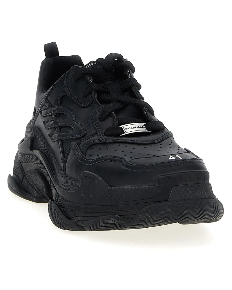 Balenciaga Triple S Sporty Sneaker — Black Black