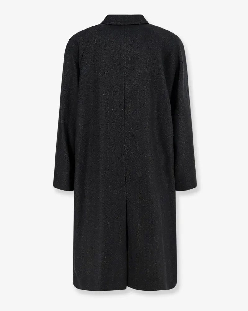 Hevò Men's Coat Baia Del Monaco Grey Virgin Sheeps Wool Sheep's Gray