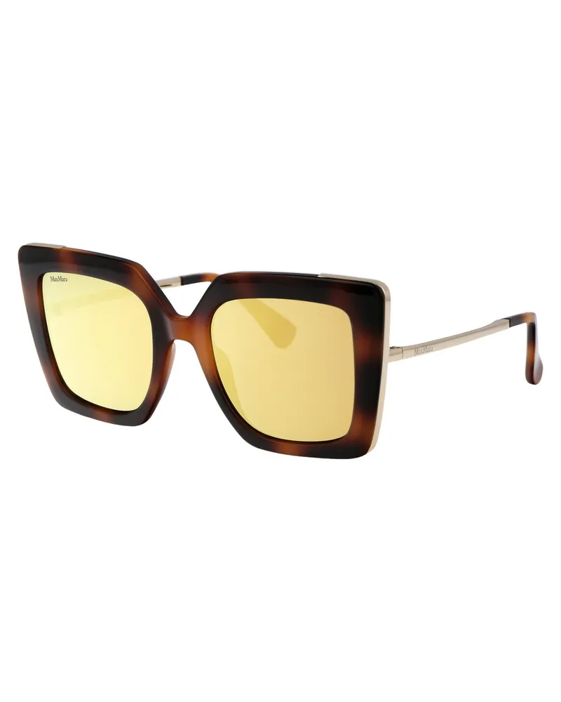 Max Mara Unisex Sunglasses Mm0051 Brown Acetate Brown