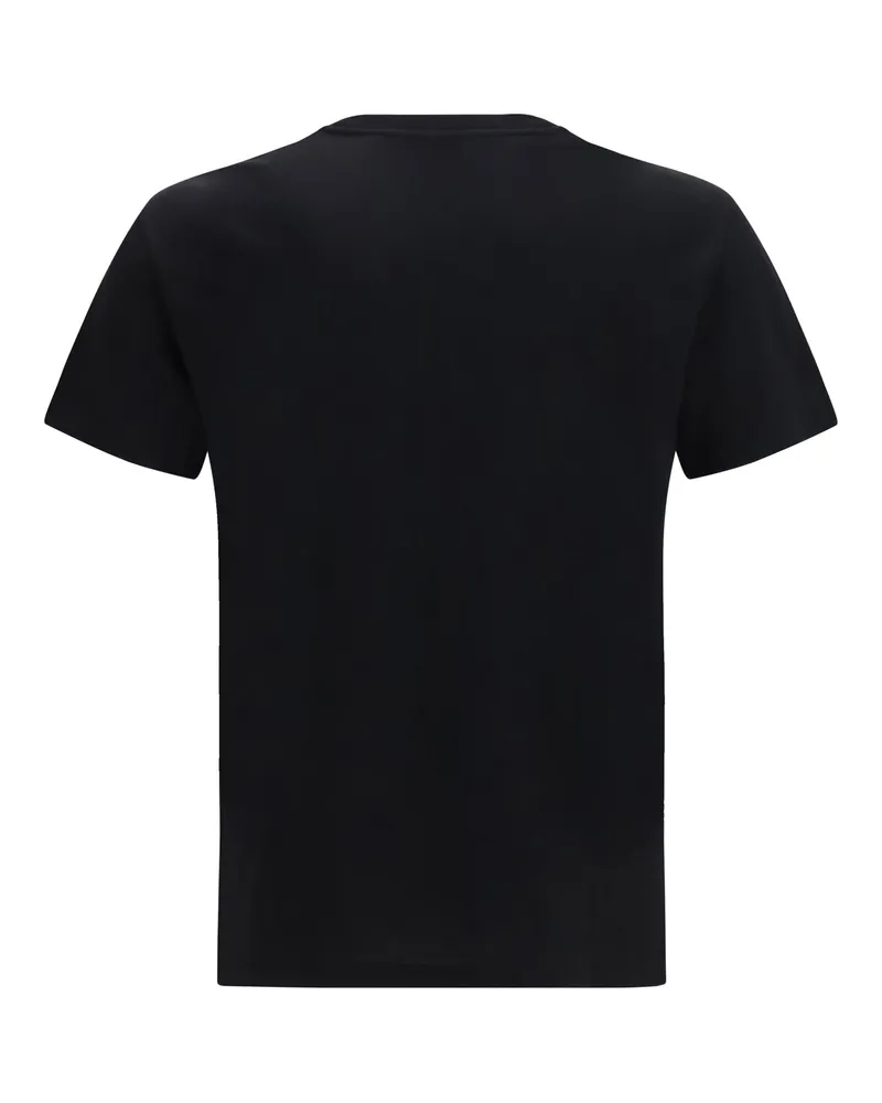 Valentino Garavani Men's Cotton Vlogo T-Shirt Nero T-Shirts And Polos Black
