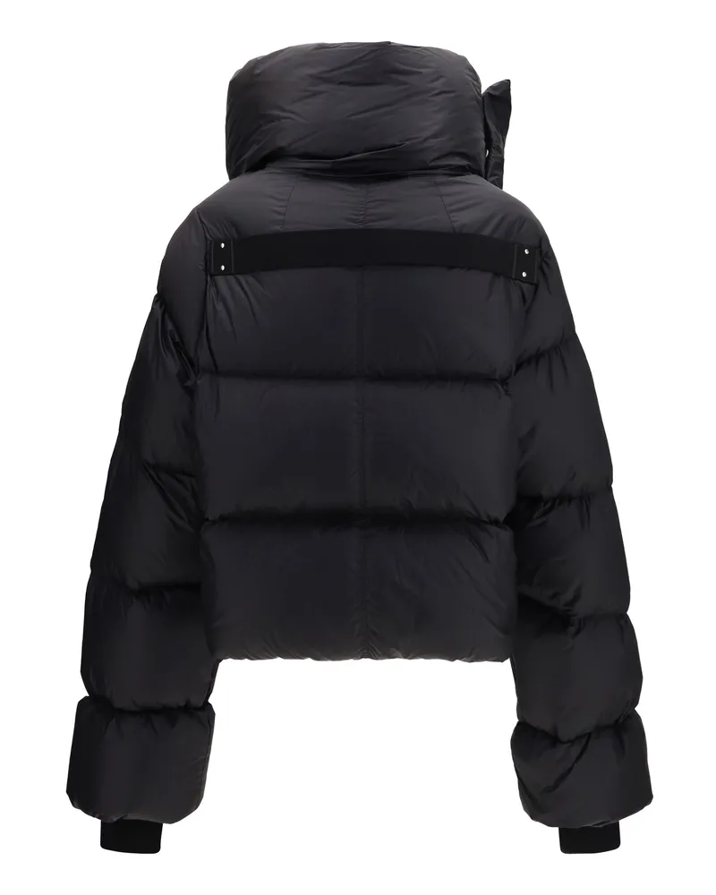 Rick Owens Women's Padded Funnel Neck Jacket Black Down Coat Black