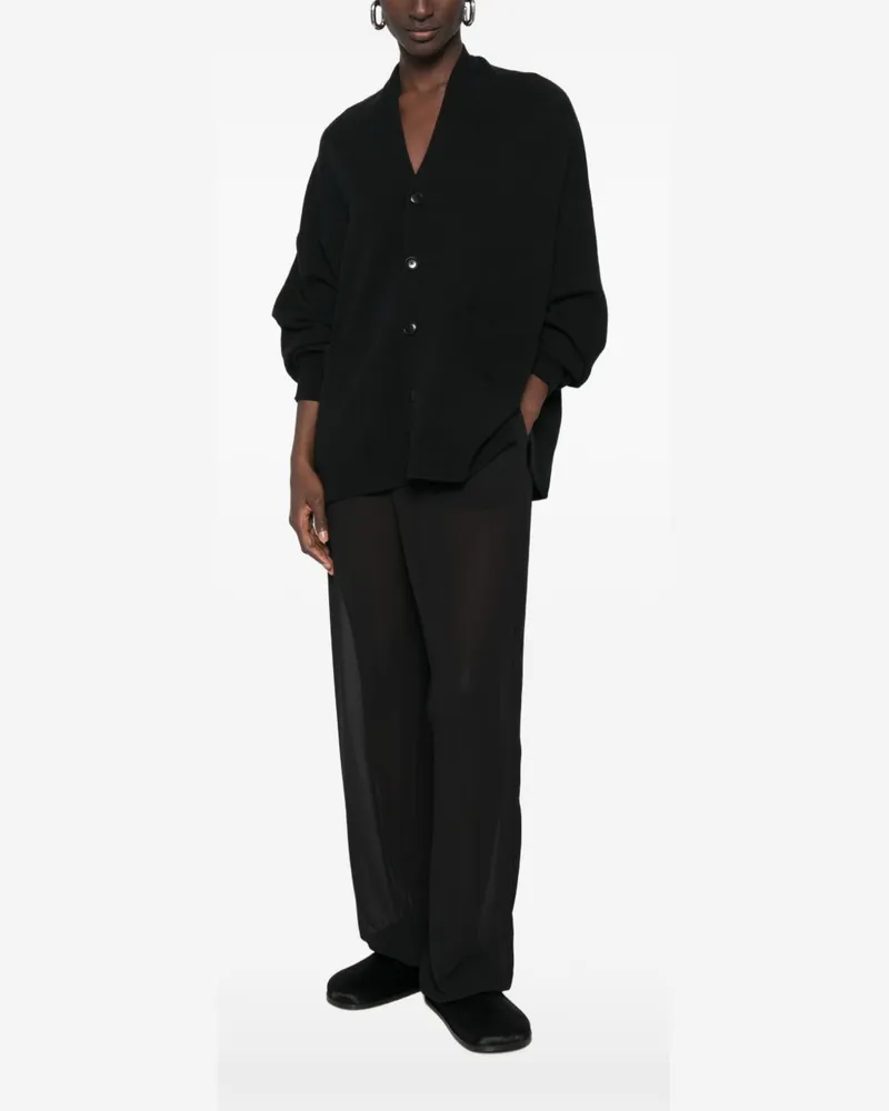 extreme cashmere Knit Cardigan — Black Black