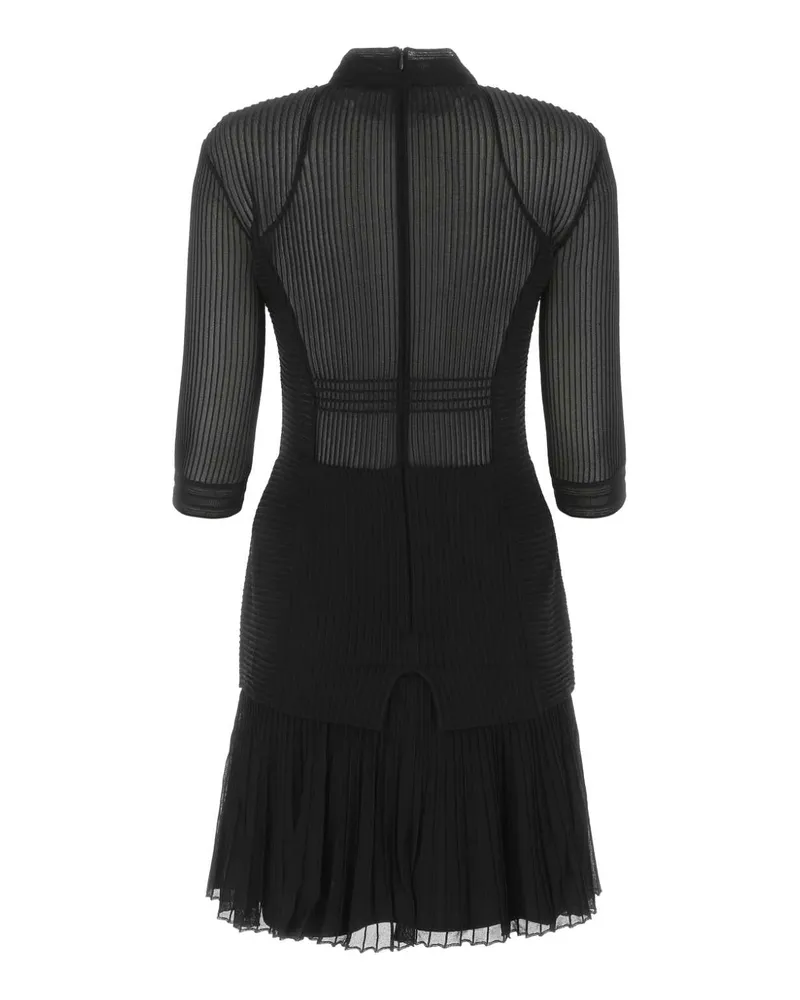 Givenchy Women Black Stretch Viscose Blend Mini Dress 001 Abiti Black