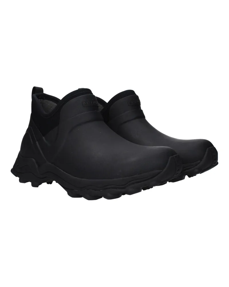 Givenchy Men's Black Cotton Ankle Boots Black