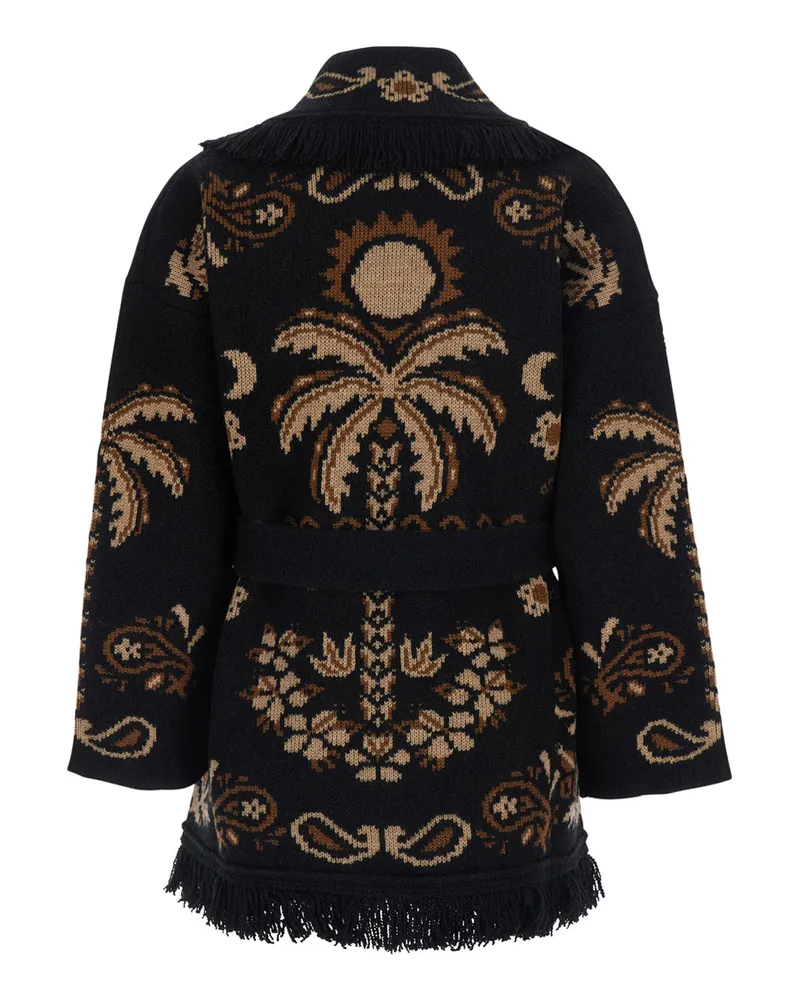 Alanui Island Roots Cardigan — Black Black