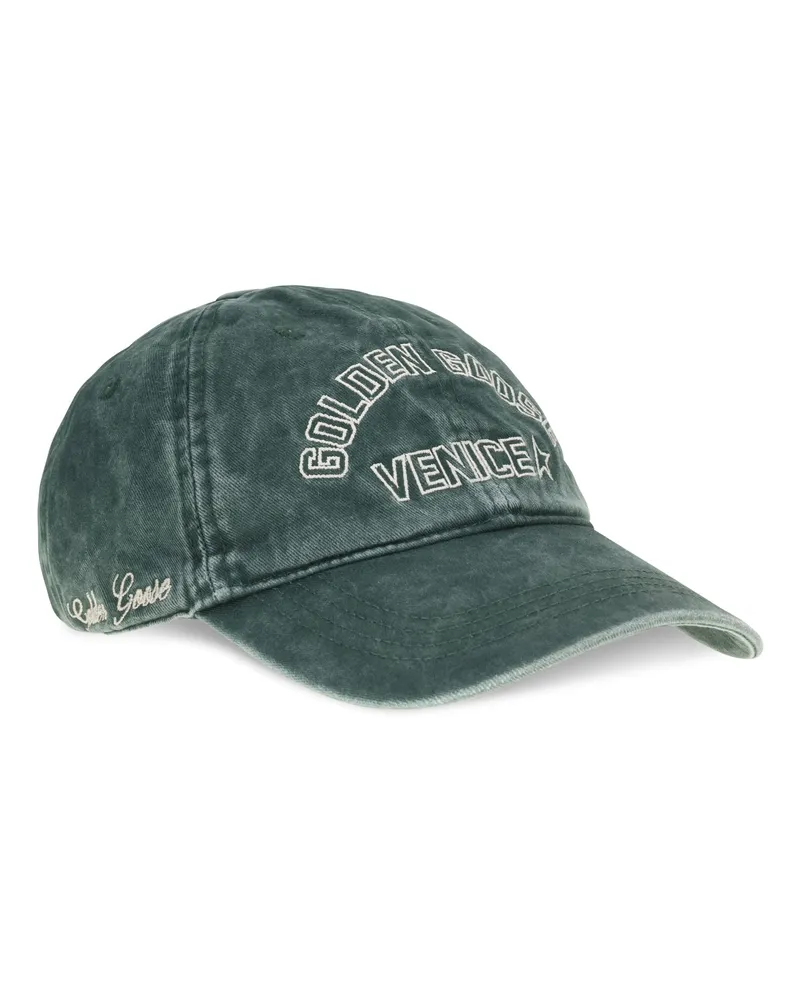 Golden Goose Women's Journey Baseball Cap Pineneedle Cotton Hats E Hairbands Green