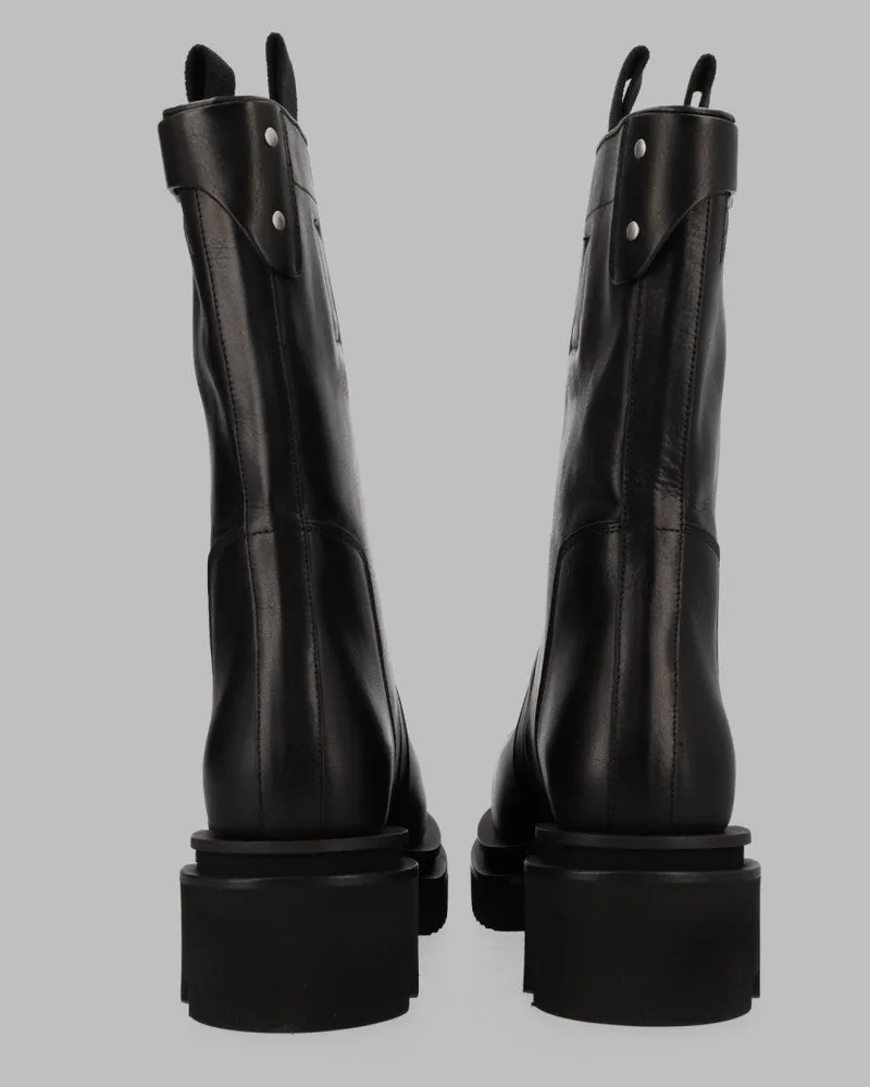 Rick Owens Bogun Boots — Black Black