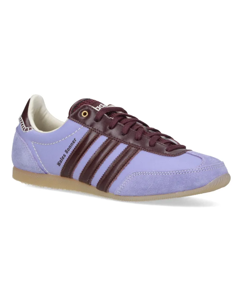adidas Unisex Adidas X Wales Bonner Sneakers Violet Leather Purple