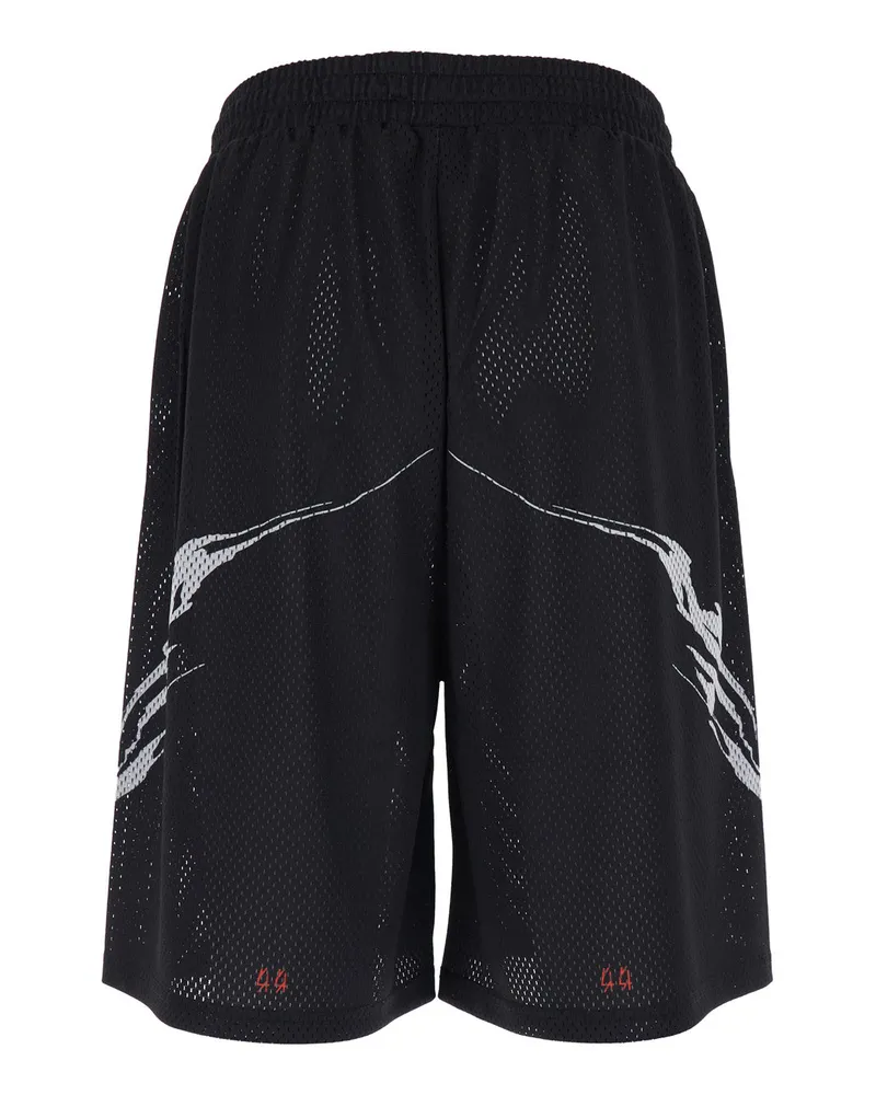44 LABEL GROUP Men's Shorts Tech Fabric Black Polyester Black