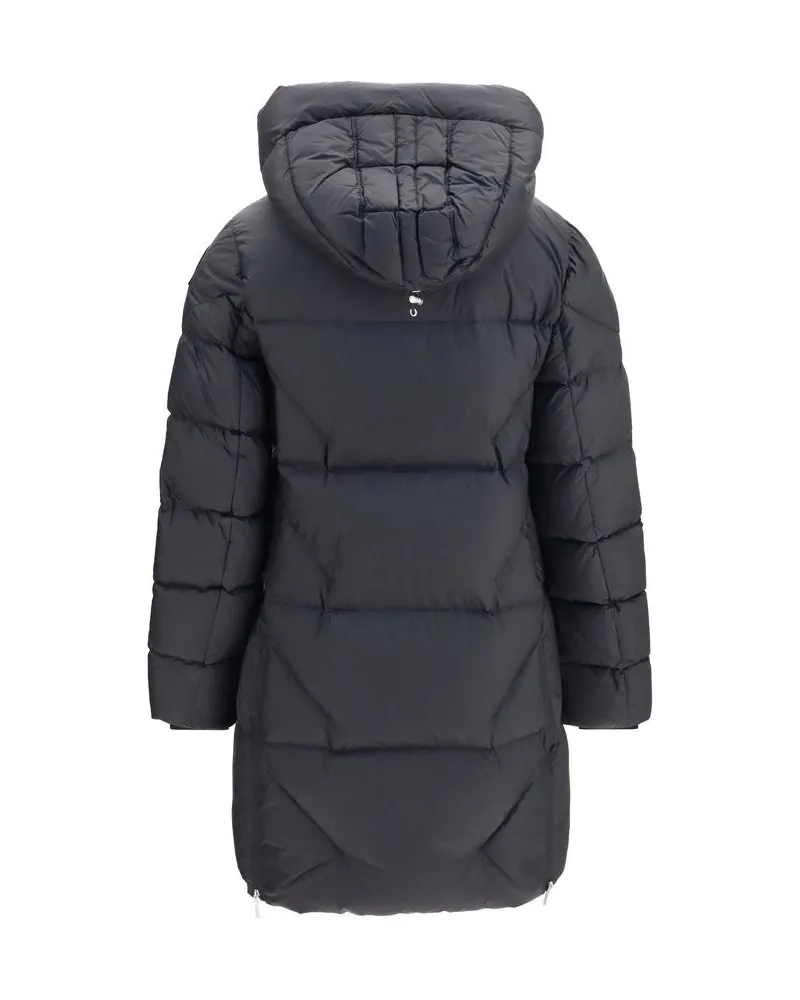 Parajumpers Women's Black Goose Down Full-Length Jacket Clothing Black