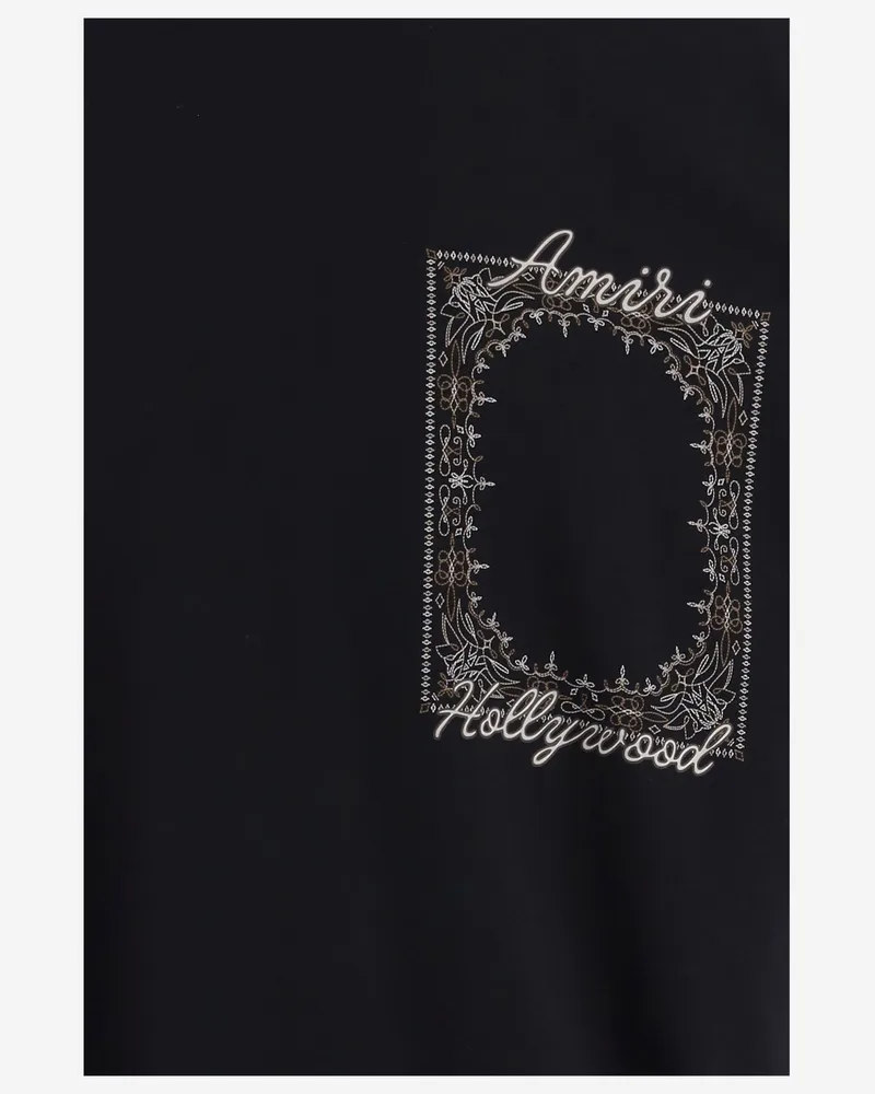Amiri Men's Cotton Logo T-Shirt Black T-Shirts And Polos Black