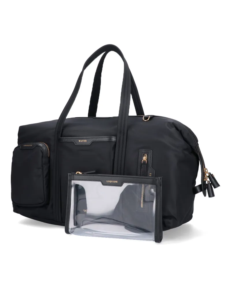 Anya Hindmarch Women's Suitcases Black Recycled Nylon Black