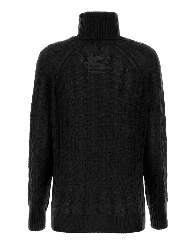Etro Women's Black Cashmere Sweater Exterior: Maglieria Black