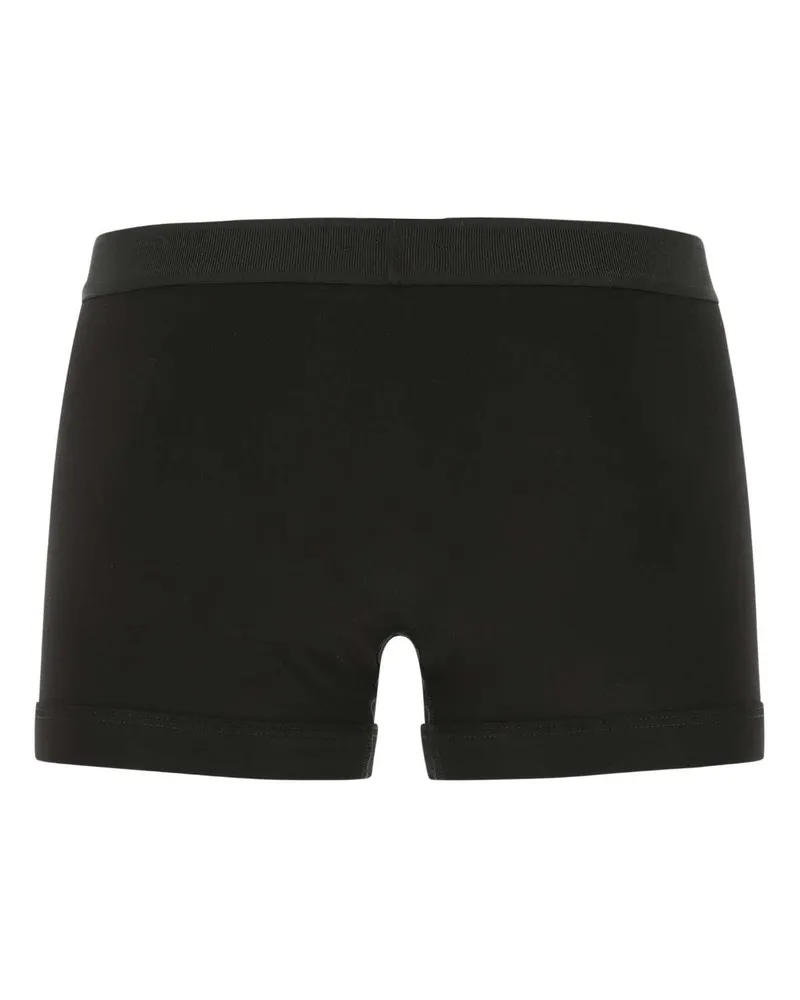 Tom Ford Men Black Stretch Cotton Boxer Exterior: Elastane Intimo Underwear Black