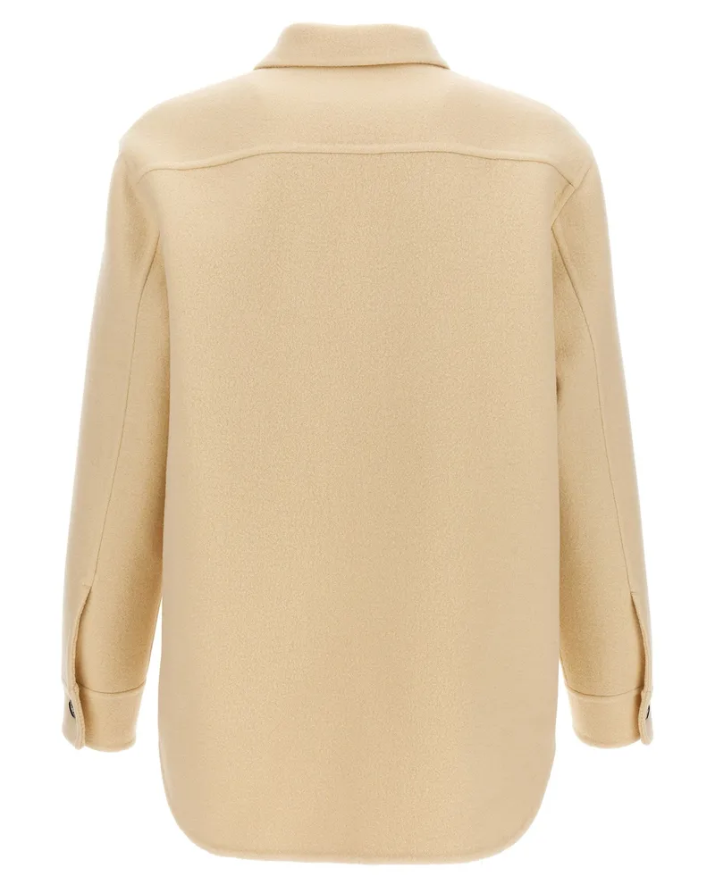 Jil Sander Wool Coat — Cream Cream