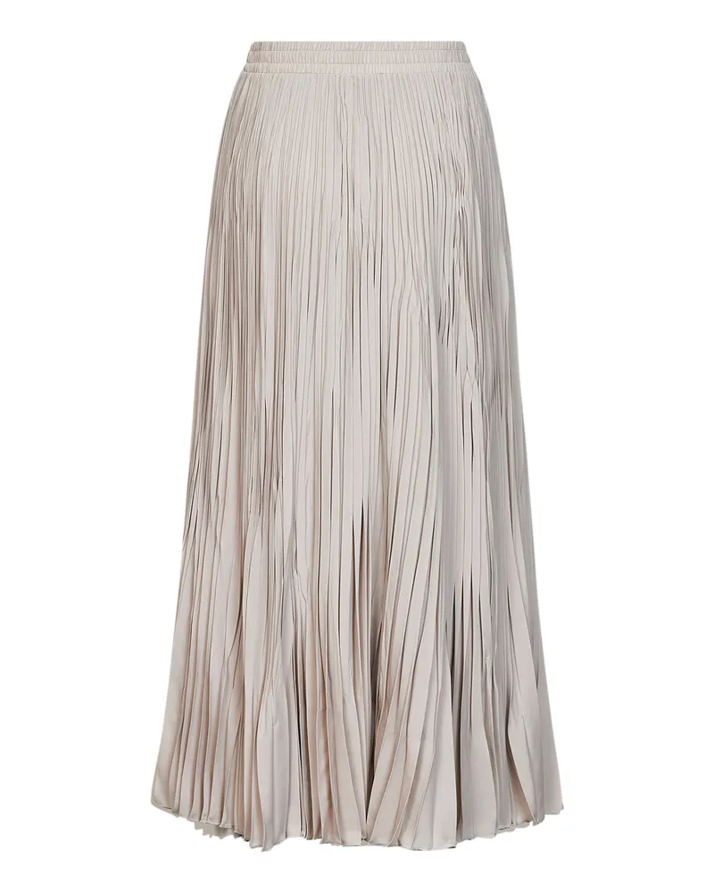 Max Mara Women's Midi Skirt Wkdfoggia Beige Polyester Beige