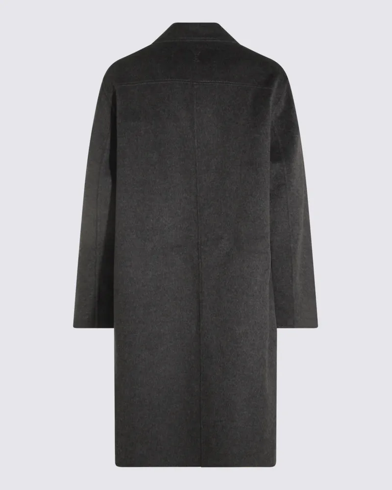 AMI Paris Men's Coats Grey _wo Ws Gray