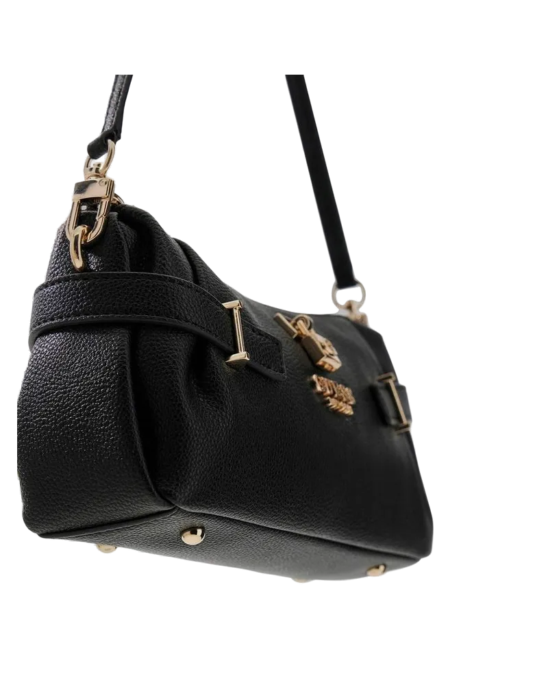 Guess Women's Crossbody Bag Black Polyurethane - Crossbody-Bags Black