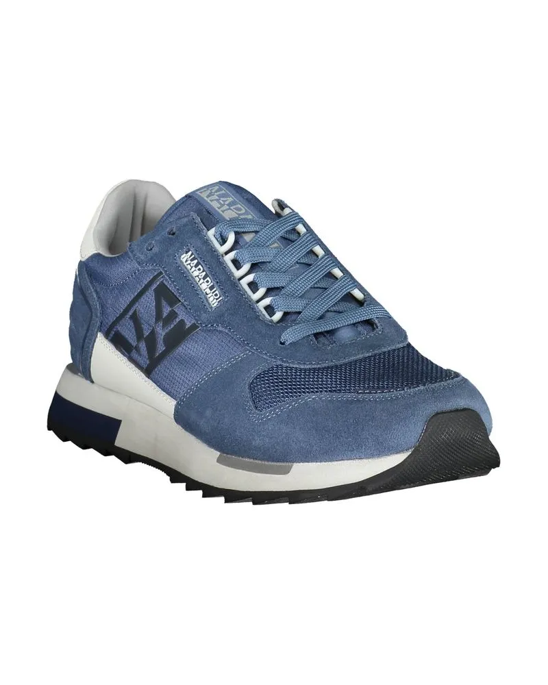 Napapijri Lace-Up Colorblock Sneaker — Blue Blue