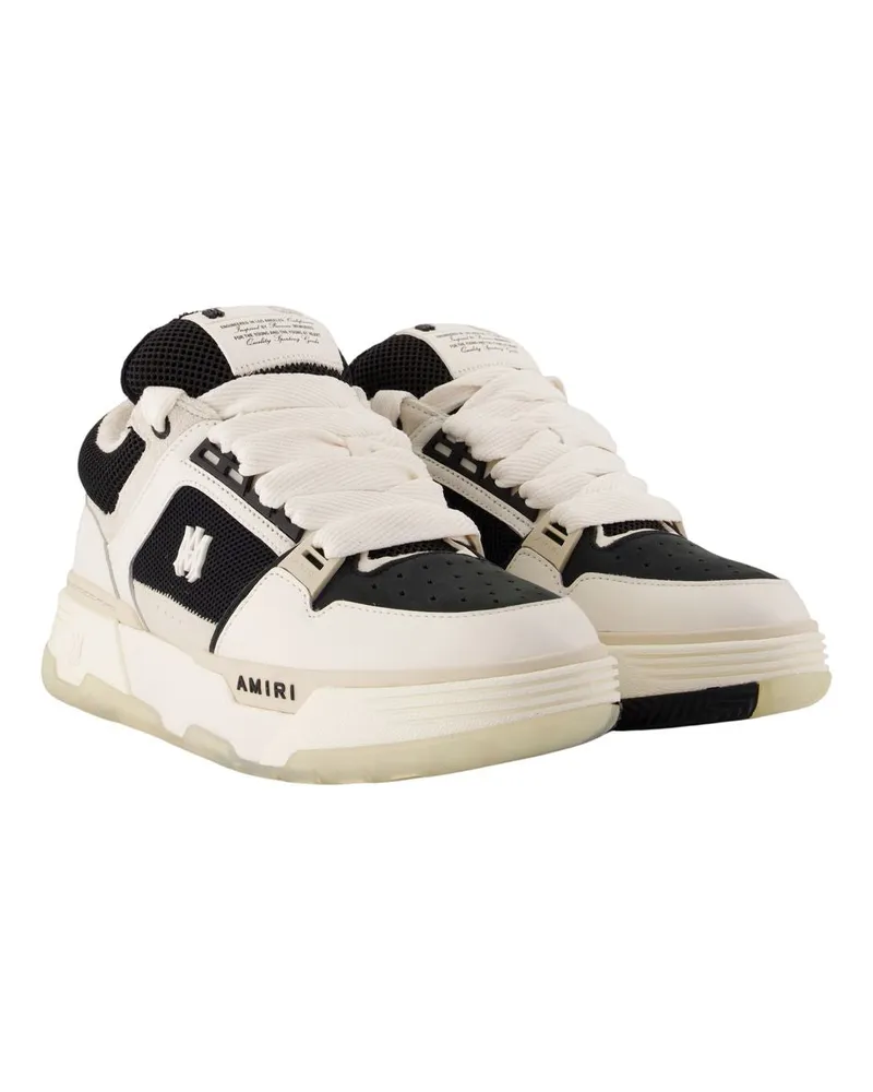 Amiri Men's Ma-1 Sneakers -  Leather White Calfskin Shoes White