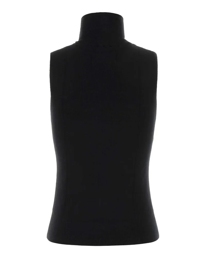 extreme cashmere Women's N°502 Collo - E36 Tops Raven Maglieria Sweater Black