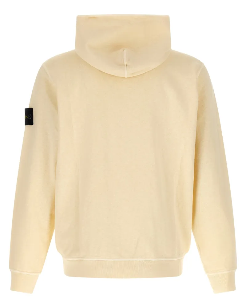Stone Island Men's Beige Cotton Sweatshirt Clothing Beige