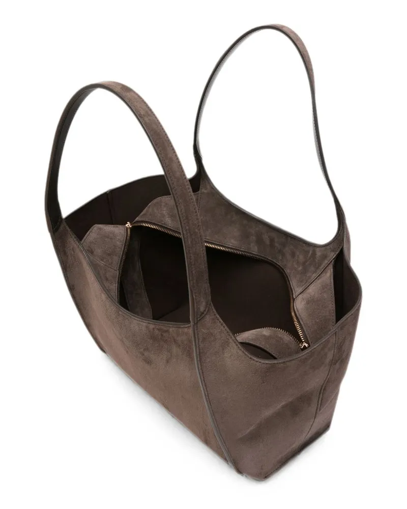 TOD'S T Timeless Shoulder Bag — Brown Brown