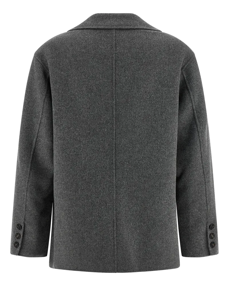 Max Mara Smmelfi Blazer — Charcoal Charcoal