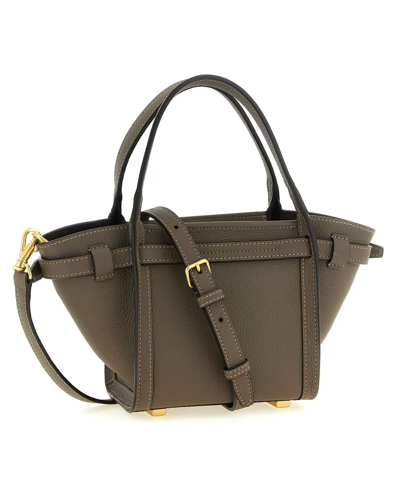 TOD'S Women's Gray Calfskin Tote Bag Gray