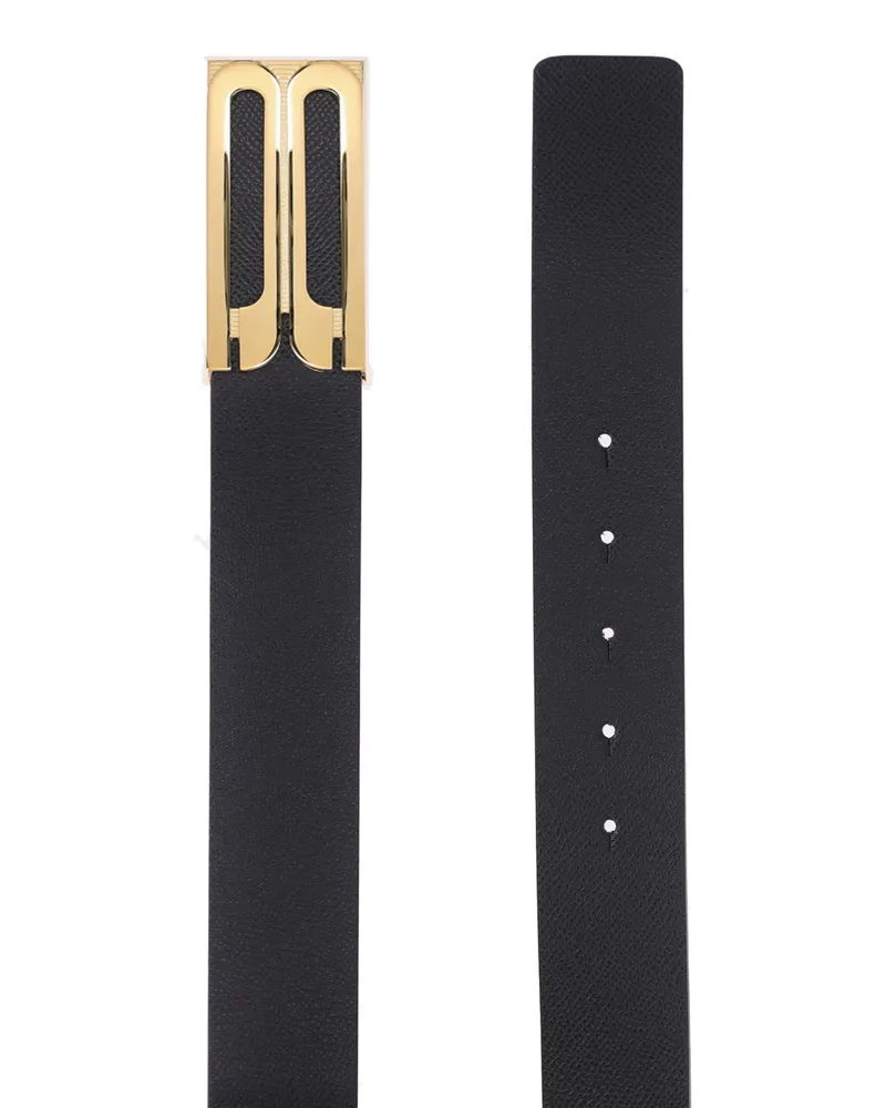 Victoria Beckham Women's Belts Black Calf Leather Black