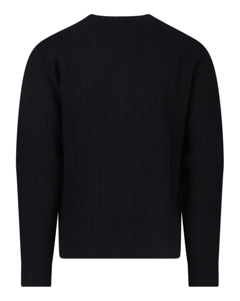 Kitsuné Men's Sweaters Black Merino Wool Black