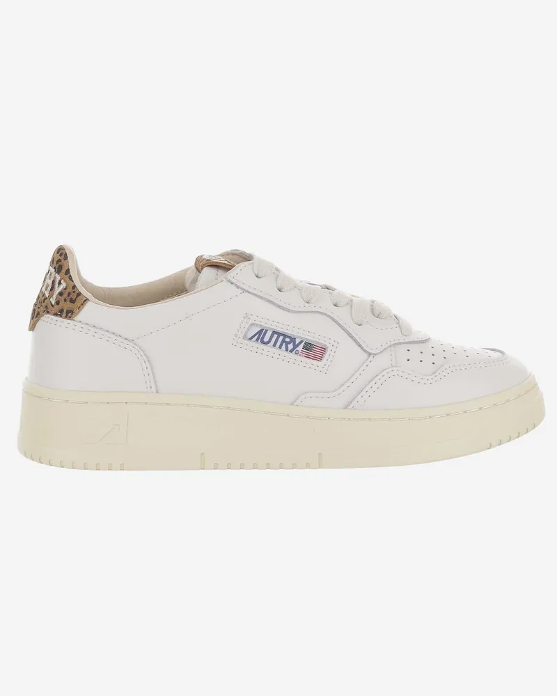 AUTRY Women's Sneakers Medalist Low White Leather Trainers White