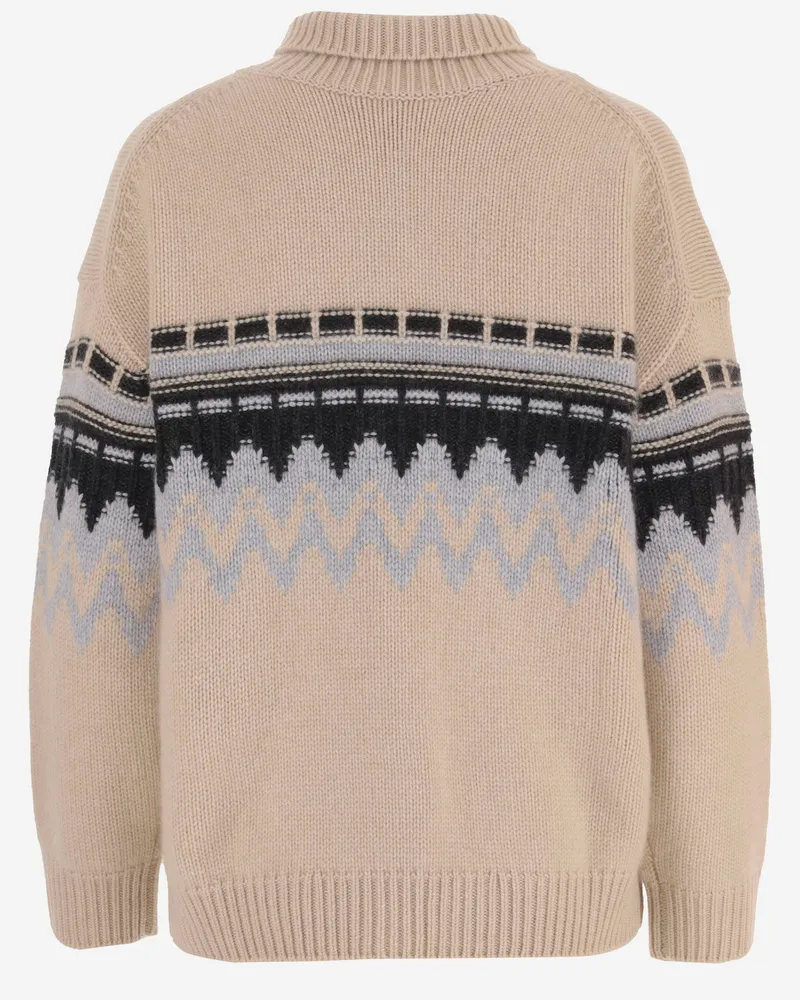 ALLUDE Women Cashmere Turtleneck Sweater Beige Beige