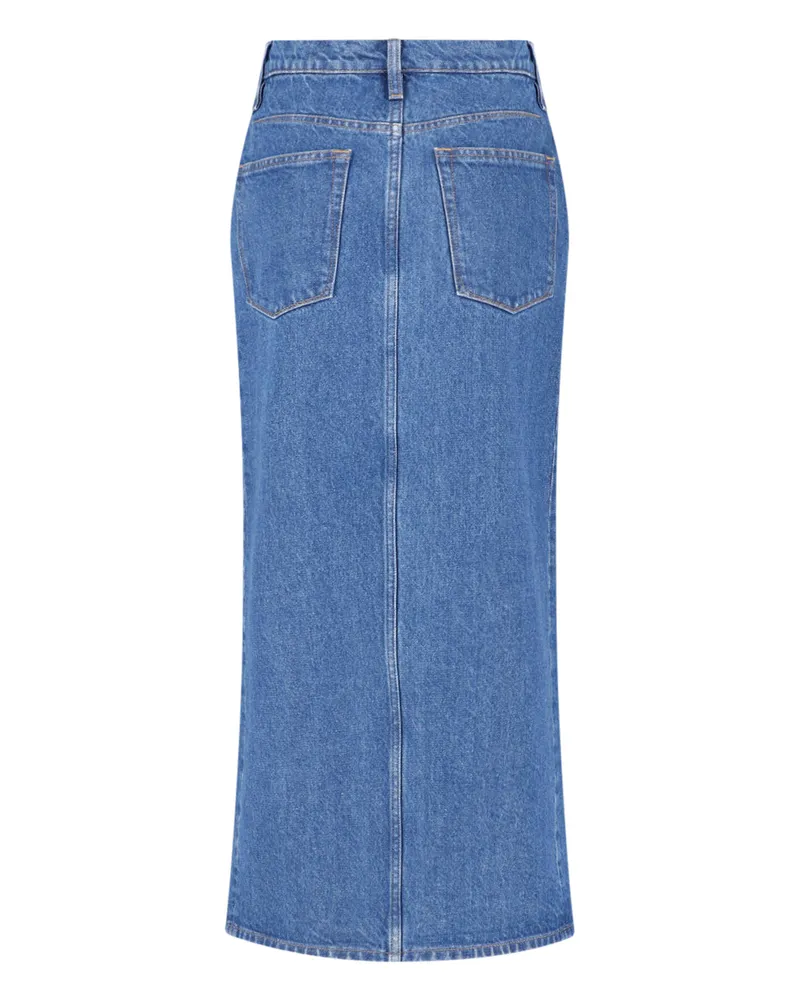 Jil Sander Women's Skirts Blue Cotton Blue