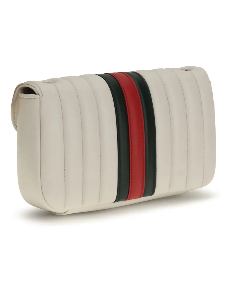 Gucci Nappa Leather Shoulder Bag — White White