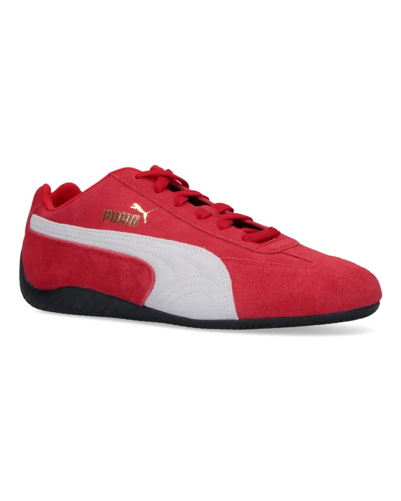 Puma Men's Sneakers Red Upper: Leather Red