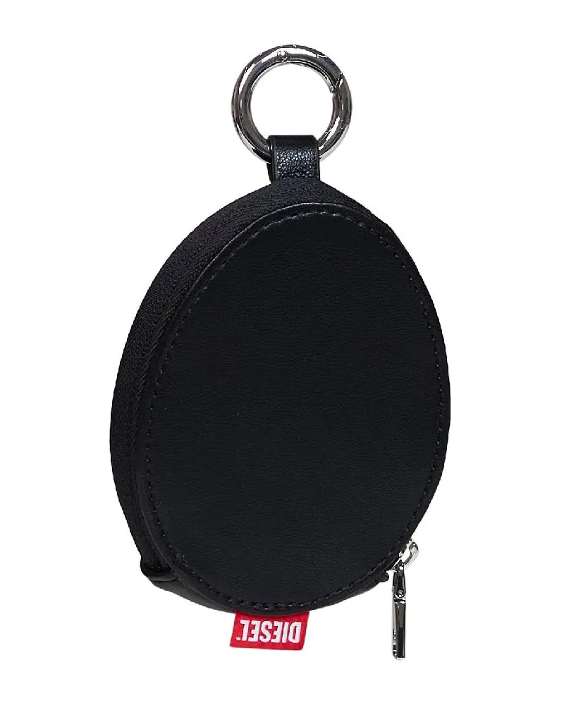 Diesel Women's Keychain Charm-Pod Black Polyurethane Keyrings & Keychains Black