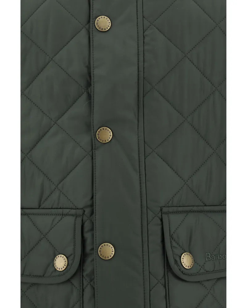 Barbour Men's Padded Gilet Lowerdale Sage Polyamide & Down Jackets Green