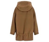 Women Brown Wool Coat Clothing