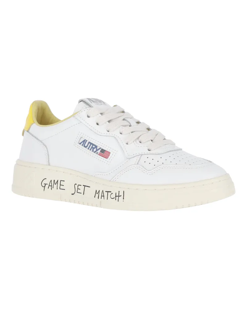 AUTRY Women's Sneakers White Upper: Cow Leather White