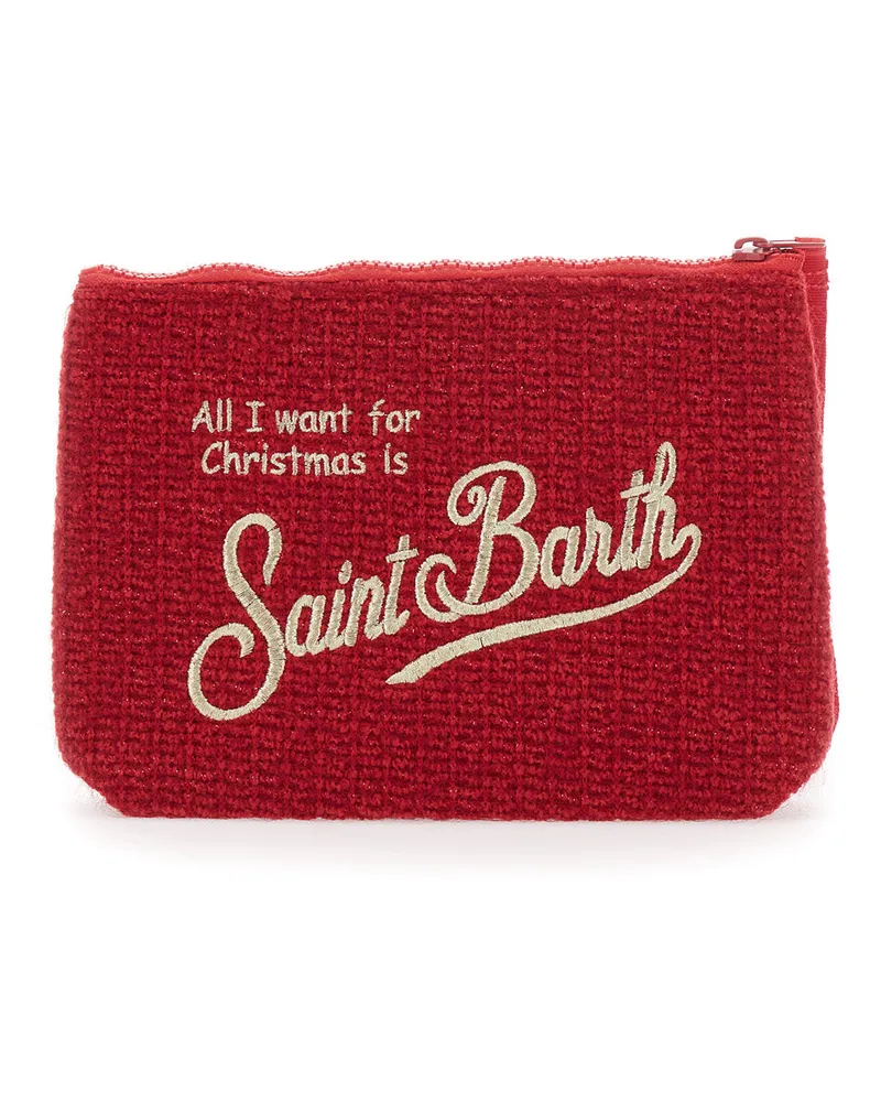 MC2 Saint Barth Aline Clutch — Red Red
