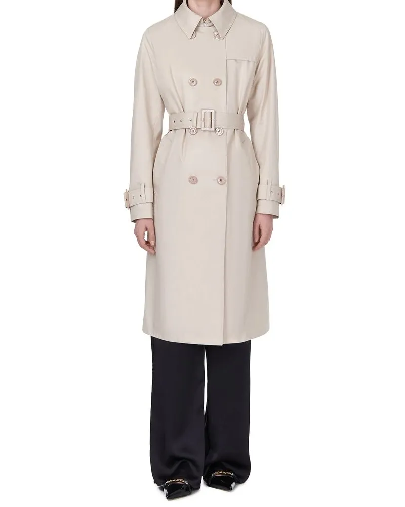 Herno Women White Cotton Coat Clothing White