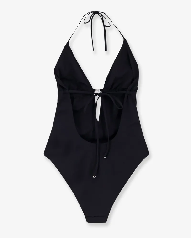 Tory Burch Women One-Piece Swimsuit Black Polyamide Swimwear Sea Clothing Black