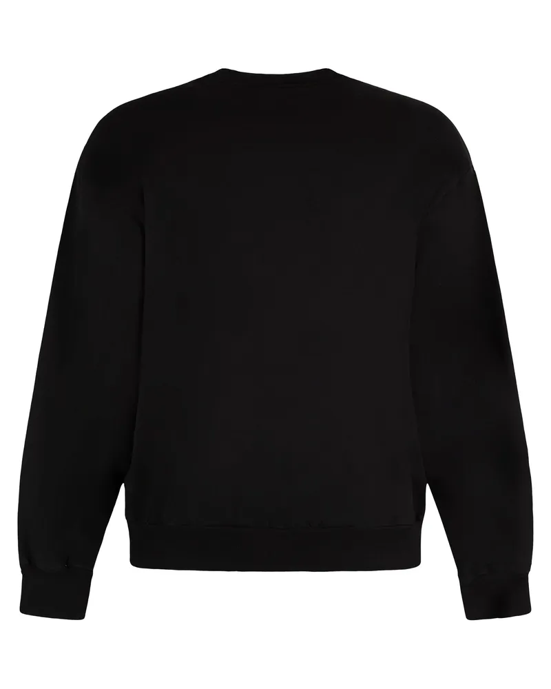 Local Authority Men's Cotton Crew-Neck Sweatshirt Black Sweatshirts Sweater Black