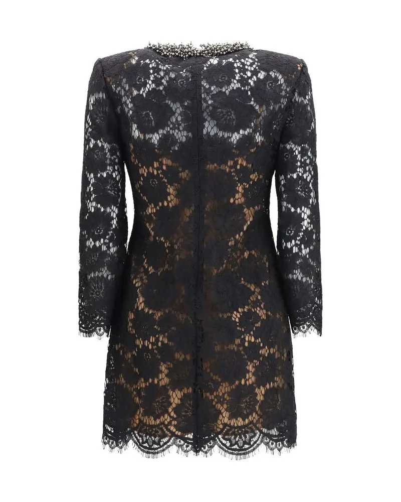 Self-Portrait Women's Black Polyamide Casual Dress Black