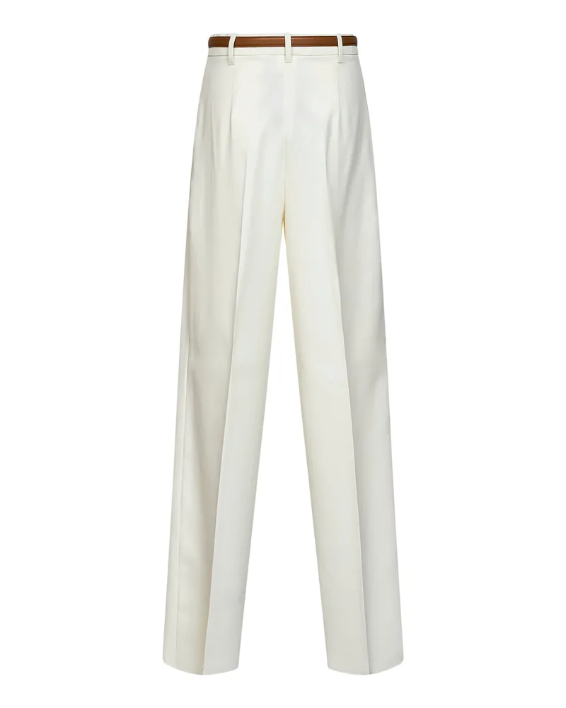 Max Mara Mstadunco Trousers — White White
